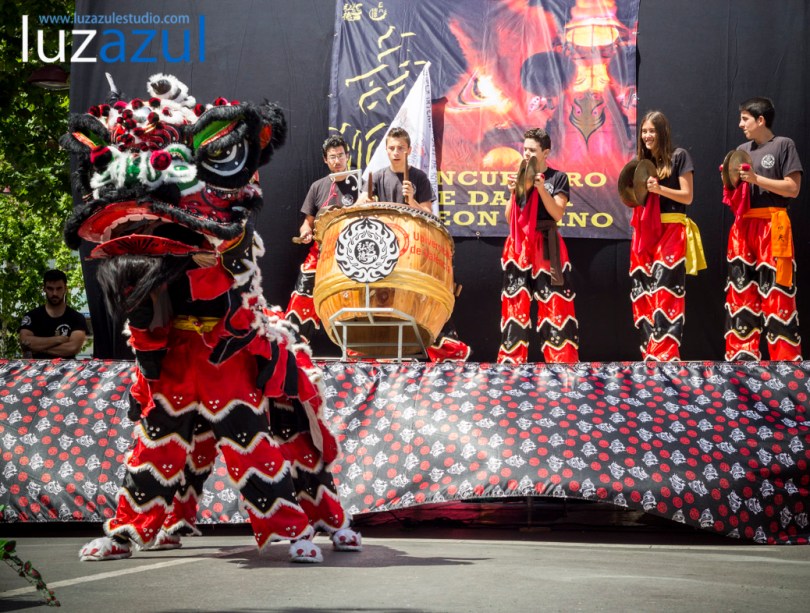 Exhibición de danzas de león chino. Festes Patronals Sant Vicent Ferrer. luzazul fotografía y comunicación. Raúl Rubio. La Vall d'Uixó, 2014