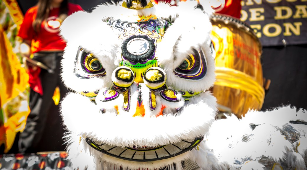 Exhibición de danzas de león chino. Festes Patronals Sant Vicent Ferrer. luzazul fotografía y comunicación. Raúl Rubio. La Vall d'Uixó, 2014