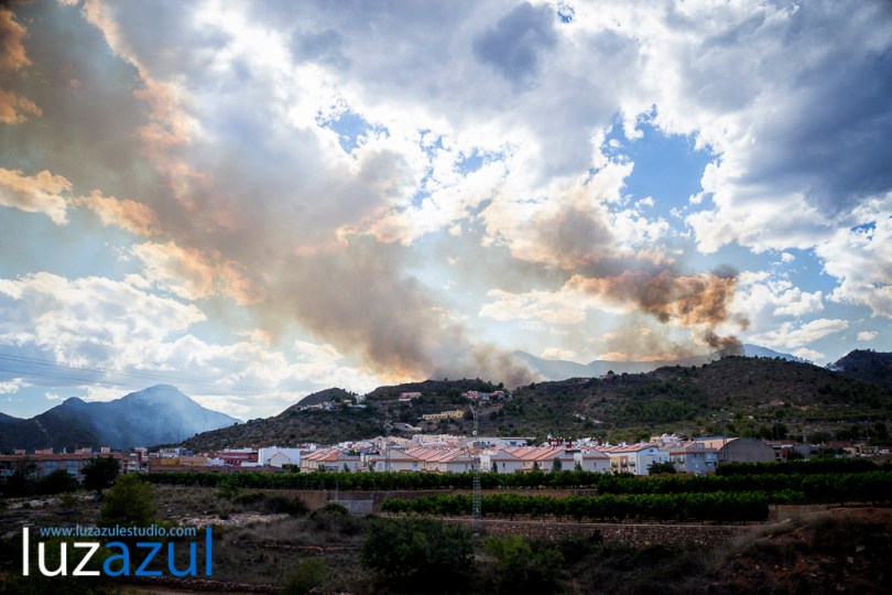 Incendio forestal en la Vall d'Uixó. 2014. Luzazul estudio (Raúl Rubio)