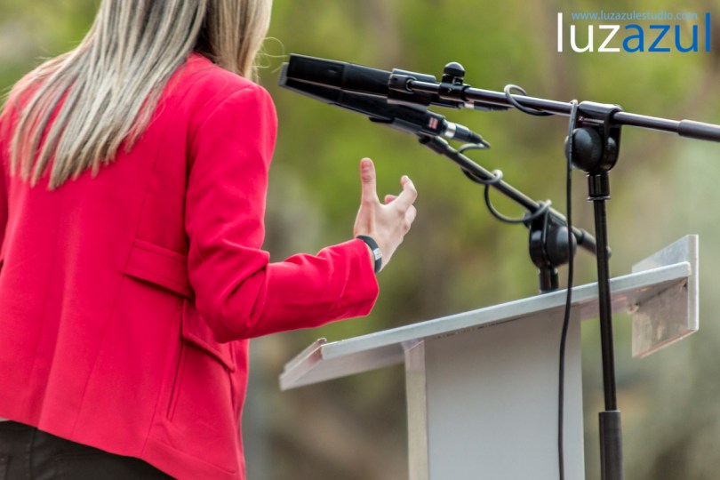 Presentacion de Tania Baños como candidata del PSPV la Vall d'Uixo. Interviene el exlehendakari Patxi López. Foto: Raul Rubio (www.luzazulestudio.com)