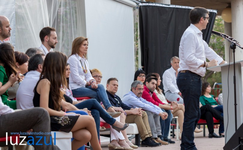 Presentacion de Tania Baños como candidata del PSPV la Vall d'Uixo. Interviene el exlehendakari Patxi López. Foto: Raul Rubio (www.luzazulestudio.com)